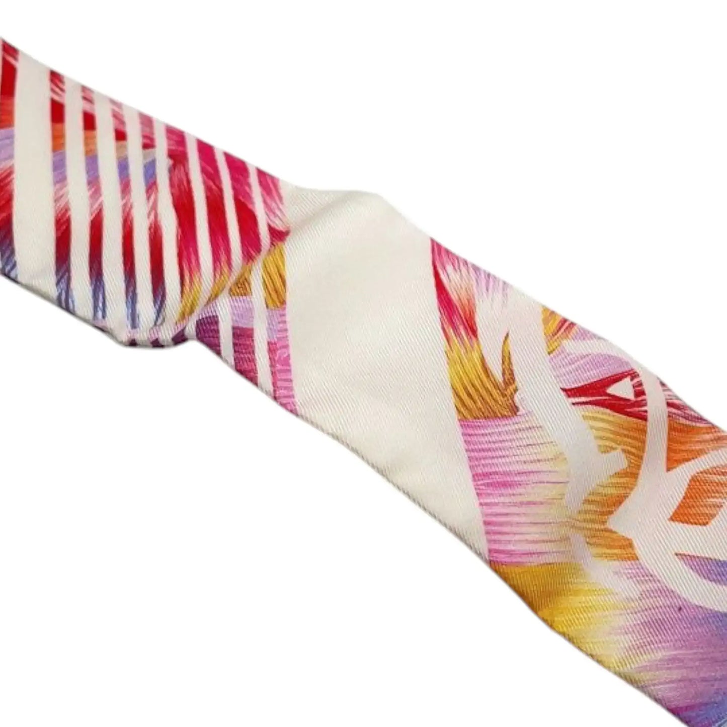 Hermès Ex Libris Marble Silk Twilly Scarf