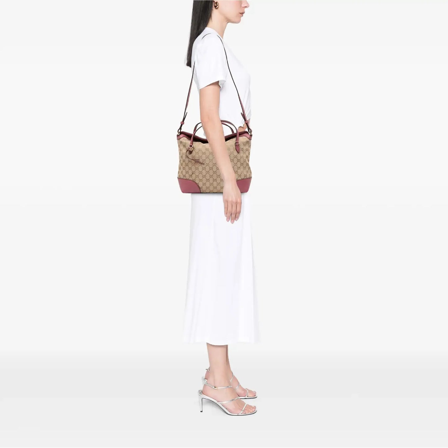 Gucci Medium GG Canvas Bree Satchel