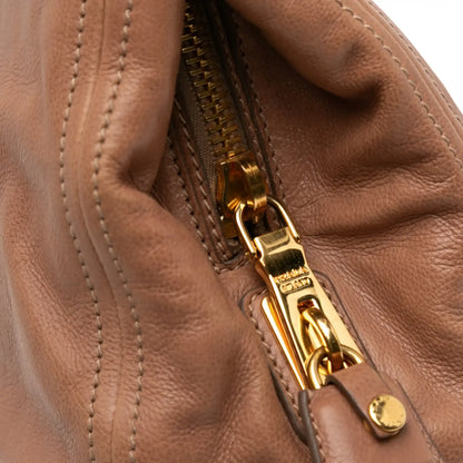 Prada Glace Calf Frame Satchel