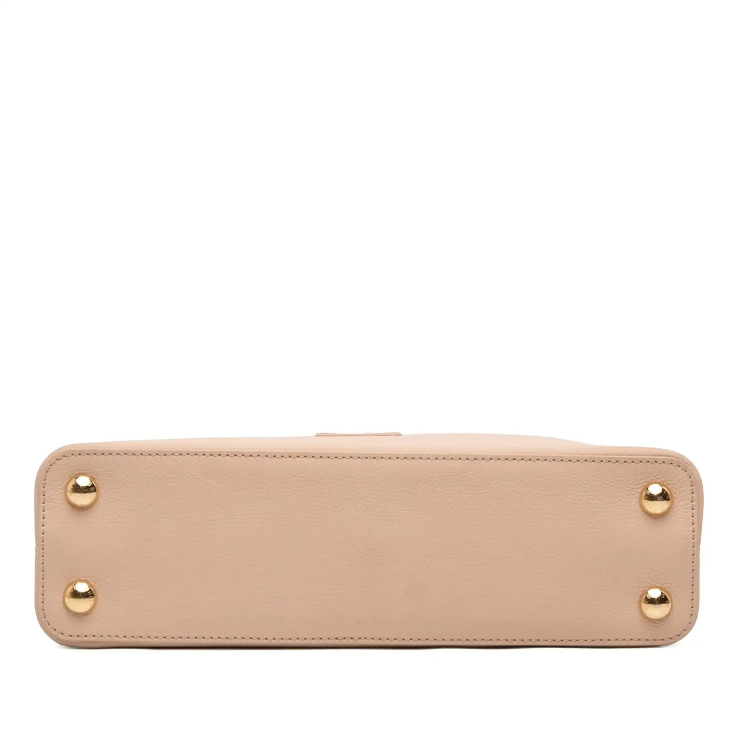 Louis Vuitton Grained Calfskin Capucines East West MM