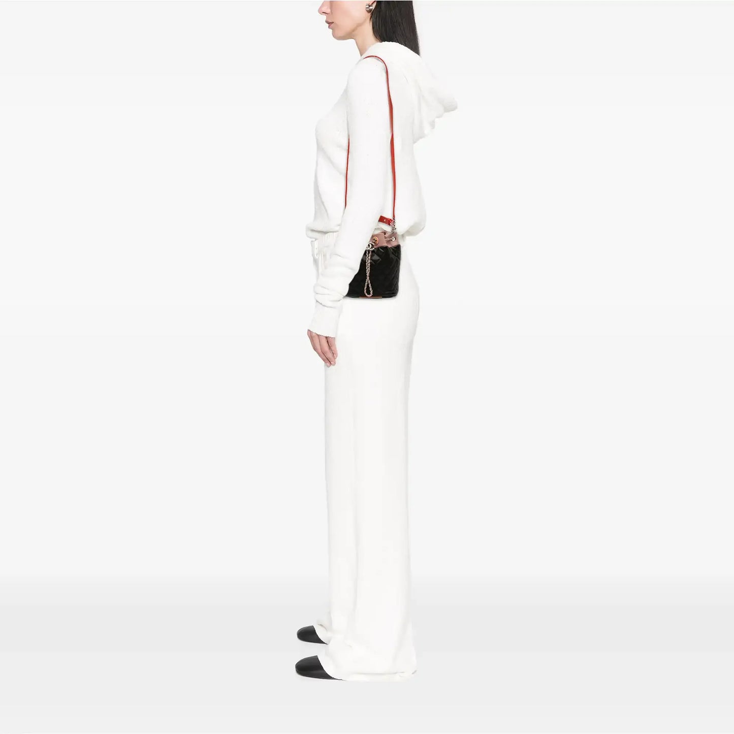 Chanel CC Quilted Lambskin Cuba Drawstring Bucket Bag