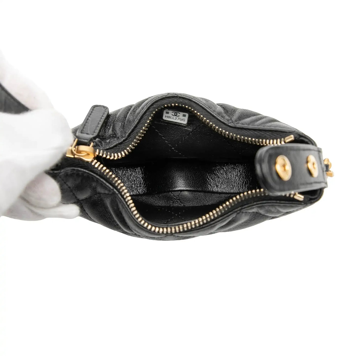 Chanel Mini Quilted Lambskin Chain Around Pouch