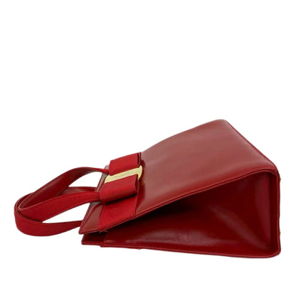 Ferragamo Leather Vara Bow Satchel
