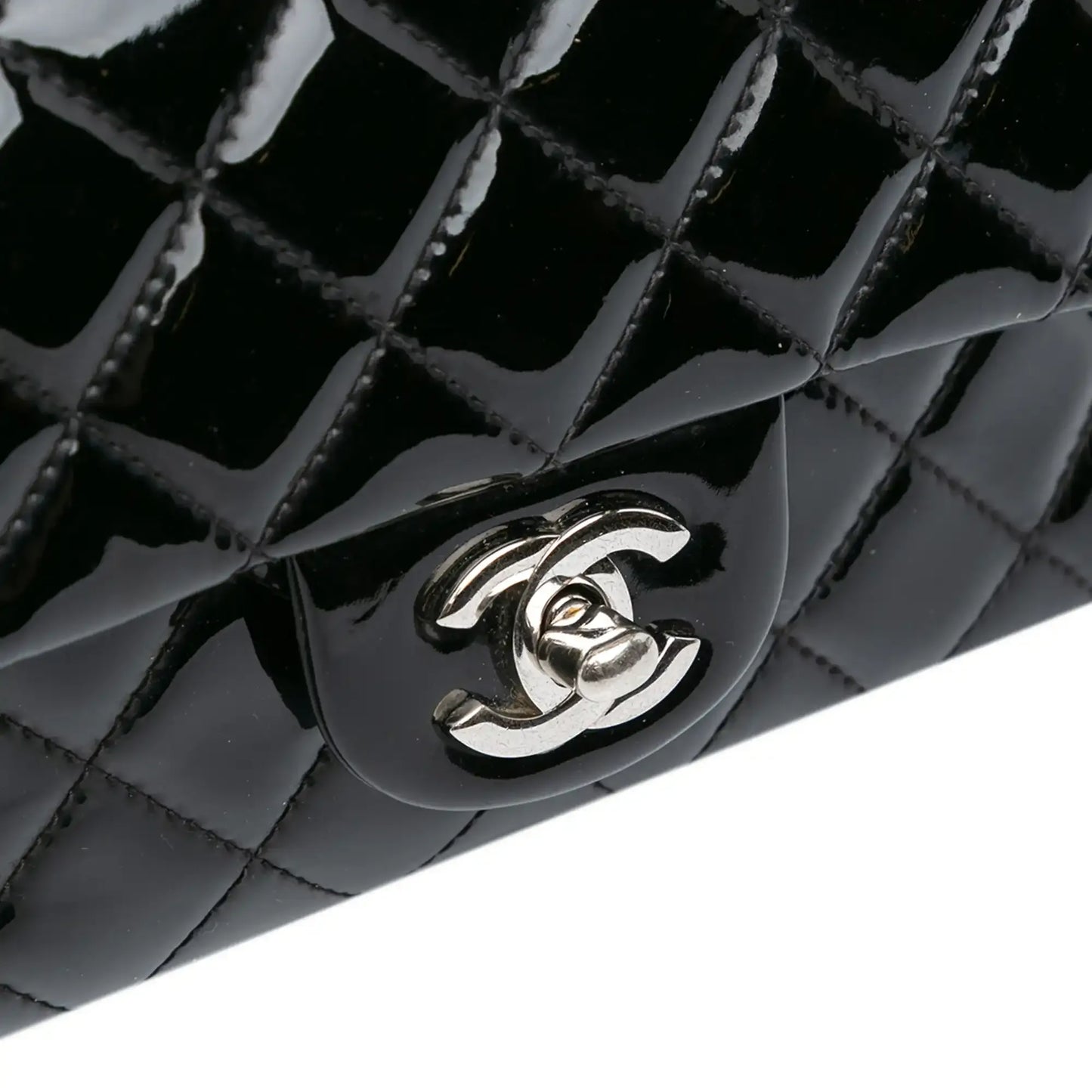 Chanel Mini Rectangular Classic Patent Single Flap
