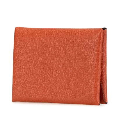 Hermès Chevre Mysore Calvi Duo Card Holder