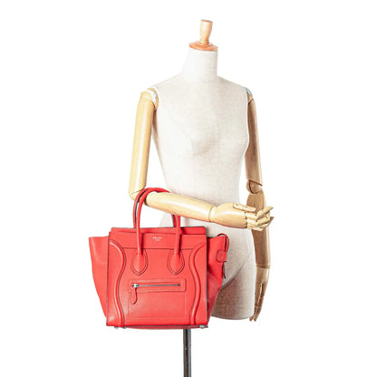 Celine Micro Calfskin Luggage Tote