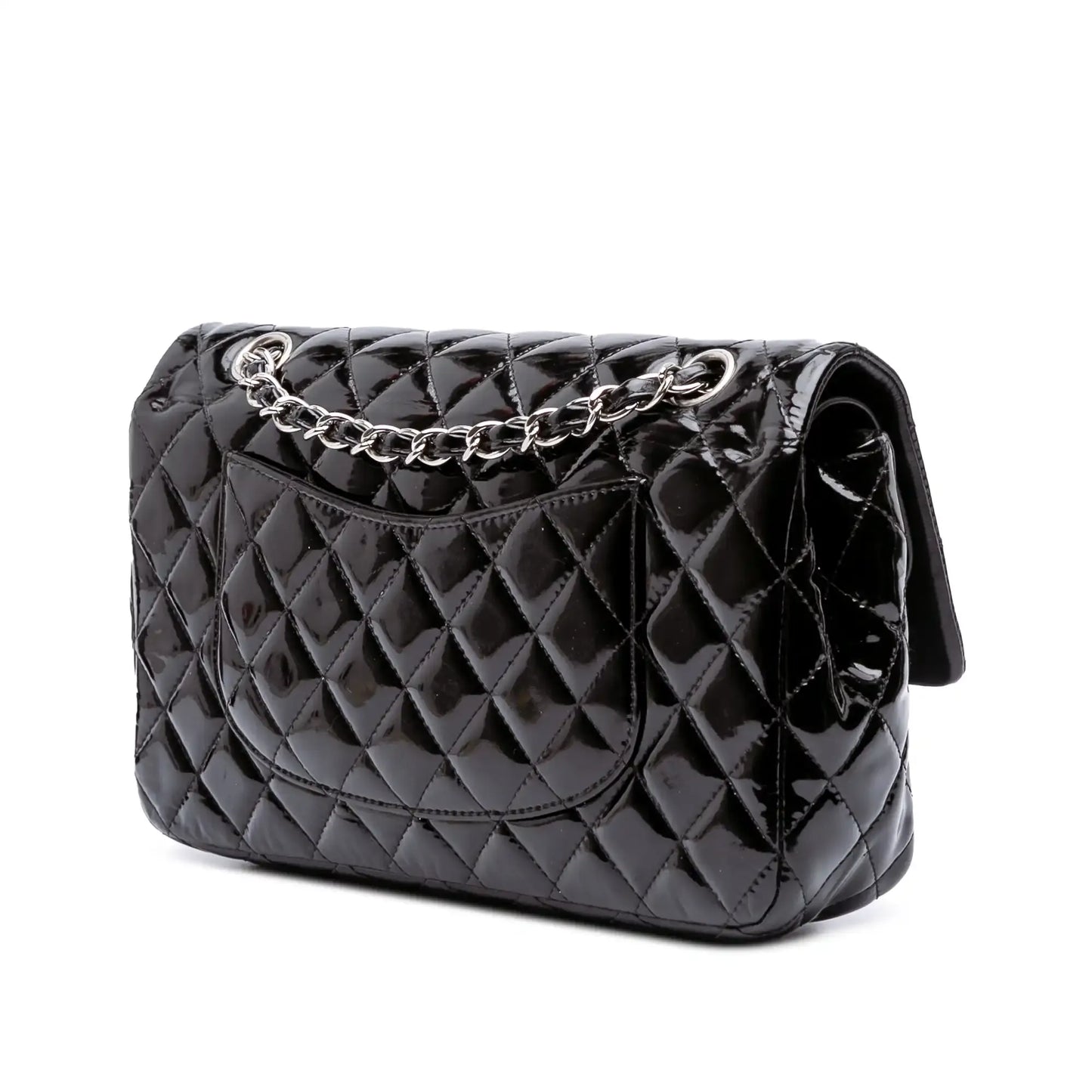 Chanel Medium Classic Patent Double Flap