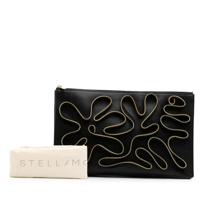 Stella McCartney Faux Nappa Cavendish Zipper Clutch