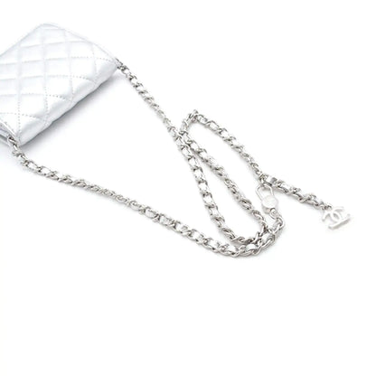 Chanel Metallic Lambskin Crystal Star Chain Belt Bag