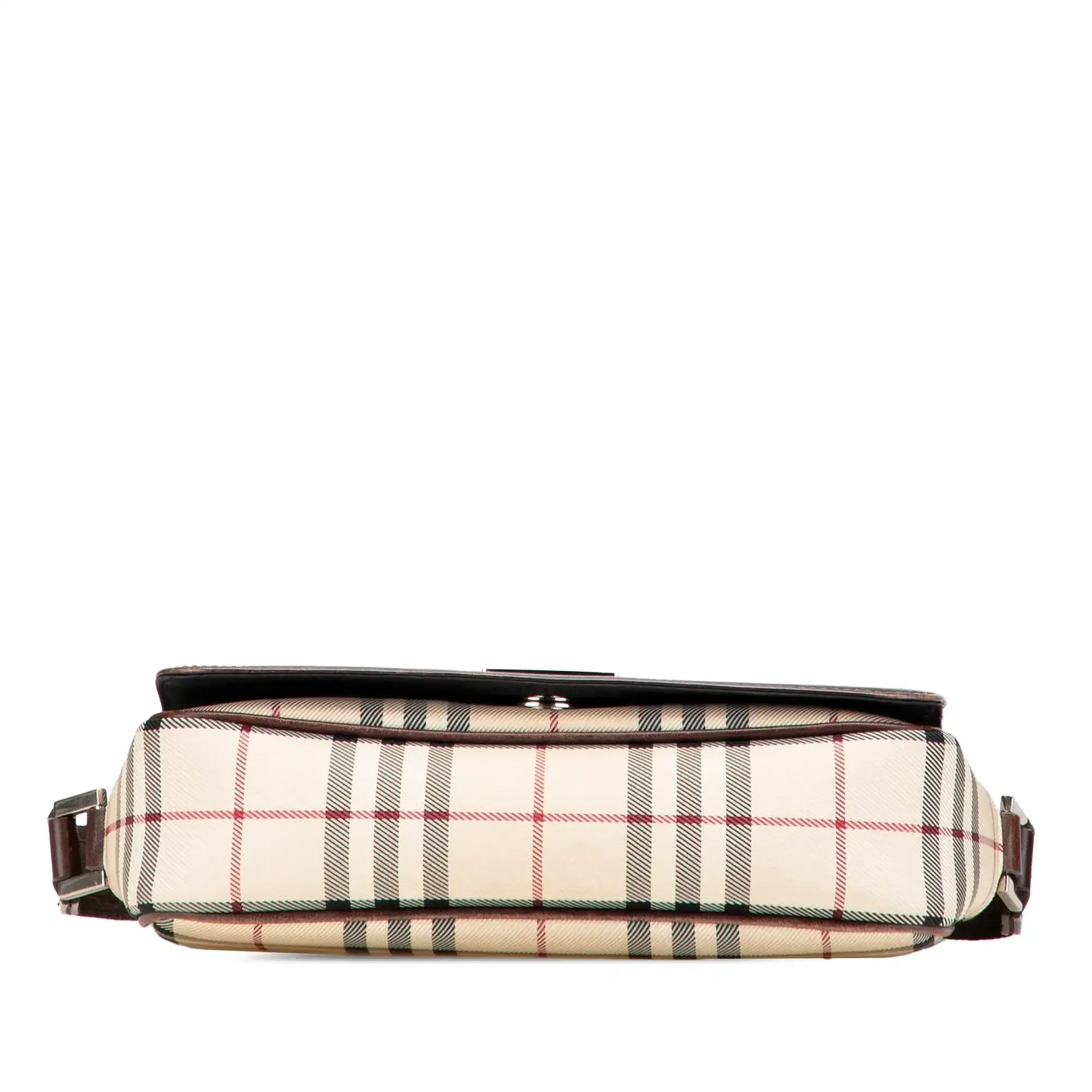 Burberry House Check Canvas Flap Crossbody