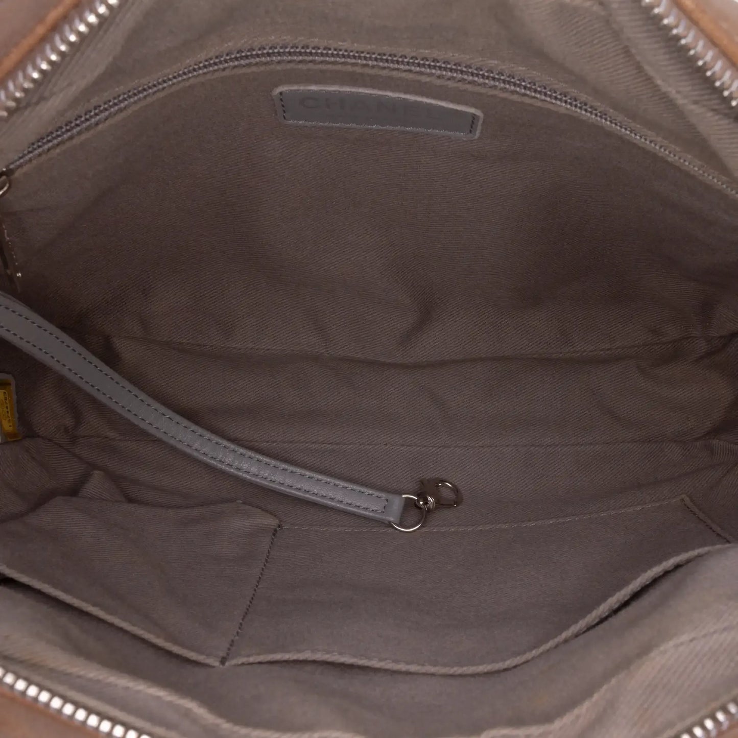 Chanel Quilted Iridescent Calfskin Relax CC Satchel
