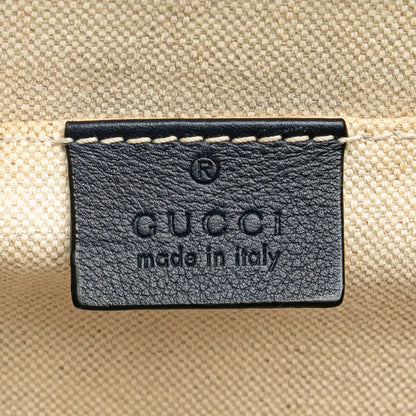 Gucci Medium Leather Bamboo Dionysus Web Satchel