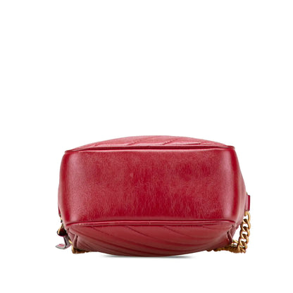 Gucci GG Marmont Matelasse Leather Double Zip Crossbody