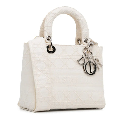 Dior Medium Canvas Cannage Lady D Lite