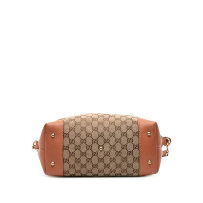 Gucci GG Canvas Heart Bit Satchel