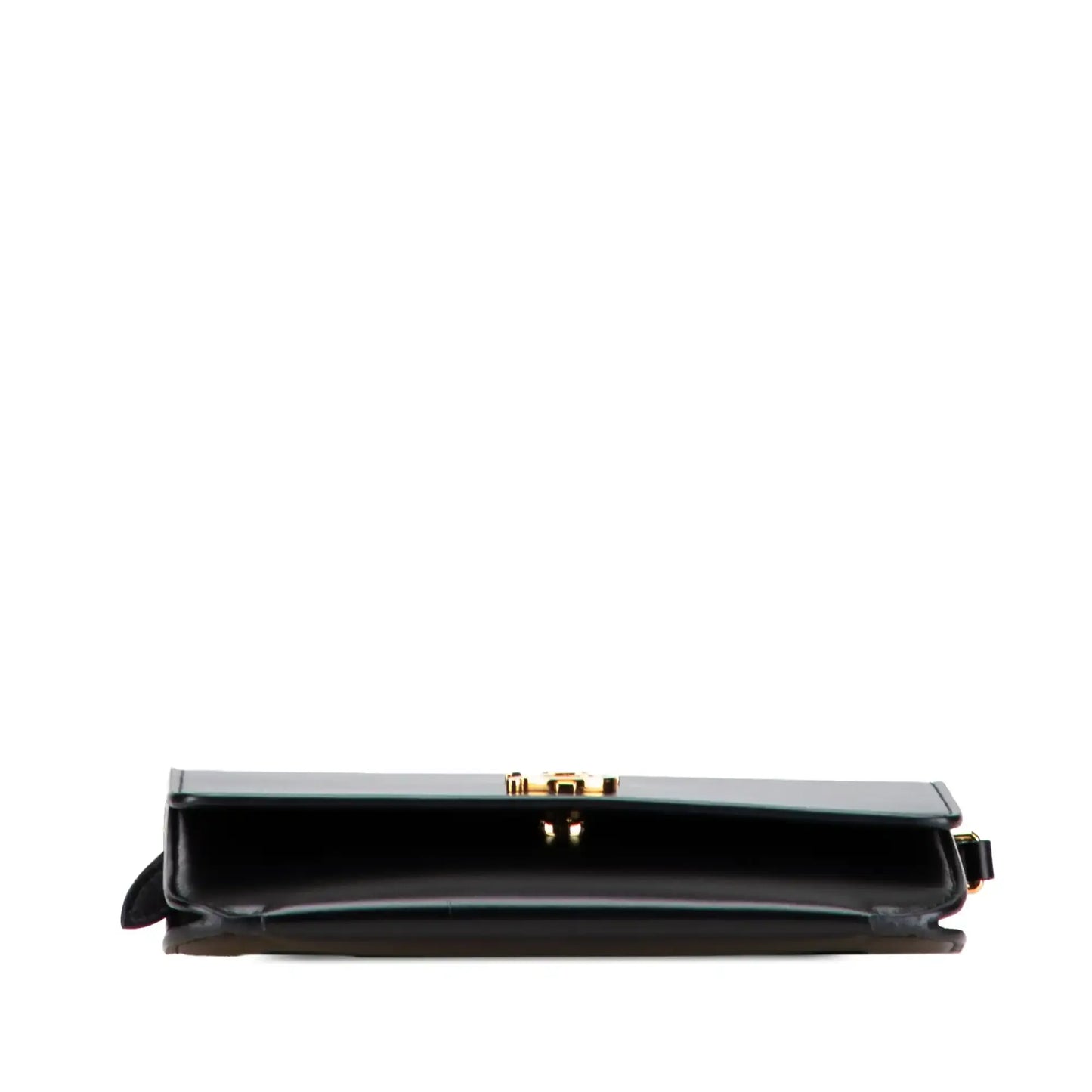 Burberry Mini Leather TB Monogram Flat Crossbody