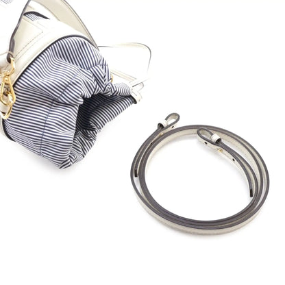 Fendi Mini Nylon Vitello King Logo Step Out Bag