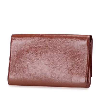 Saint Laurent Large Textured Patent Monogram Belle De Jour Clutch