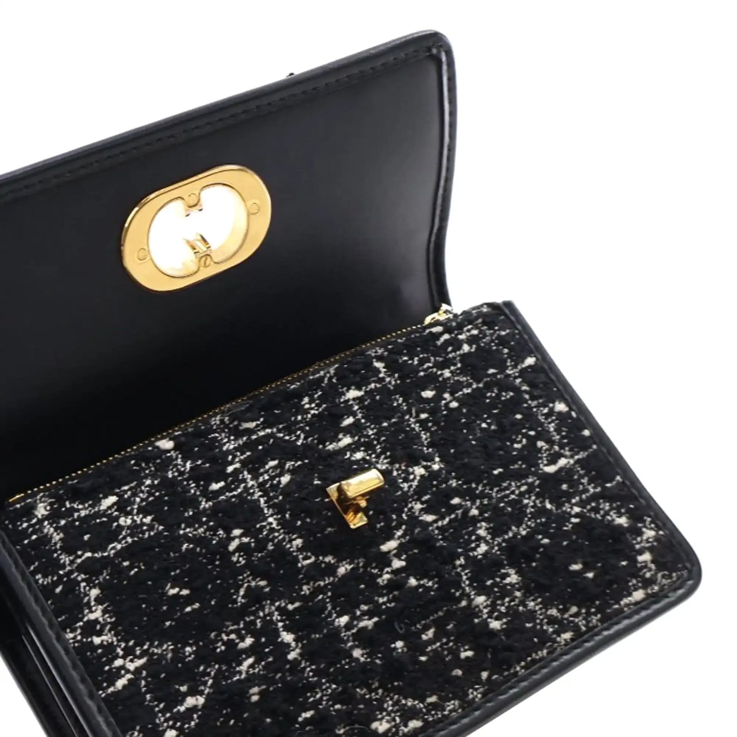 Dior Mini Tweed Macrocannage Miss Caro Bag