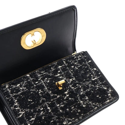 Dior Mini Tweed Macrocannage Miss Caro Bag