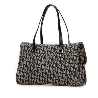 Dior Diorissimo Trotter Canvas Saddle Shoulder Bag