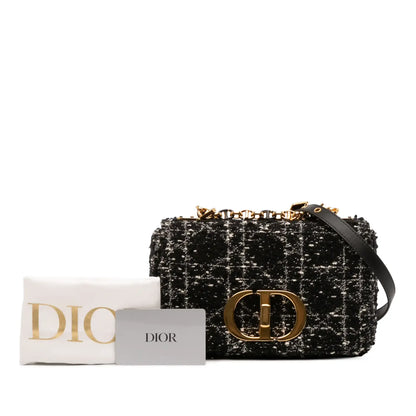 Dior Small Tweed Macrocannage Caro Bag