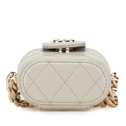 Chanel Mini Lambskin Elegant Chain Vanity Case
