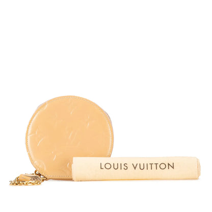 Louis Vuitton Monogram Vernis Round Coin Pouch
