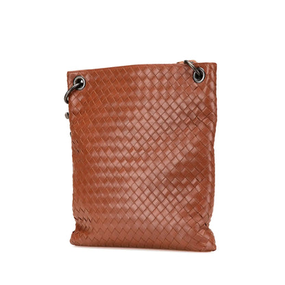 Bottega Veneta Leather Intrecciato Crossbody