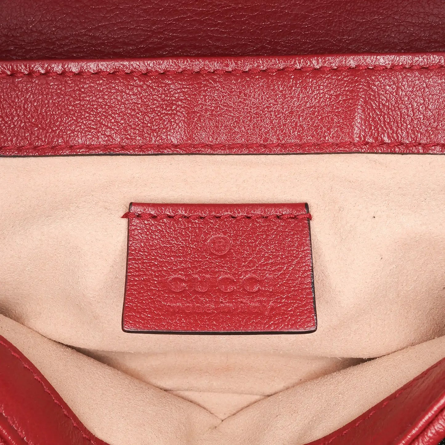 Gucci Super Mini GG Marmont Matelasse Leather Torchon Flap Crossbody