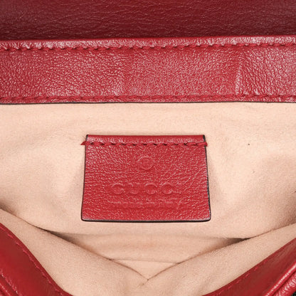 Gucci Super Mini GG Marmont Matelasse Leather Torchon Flap Crossbody