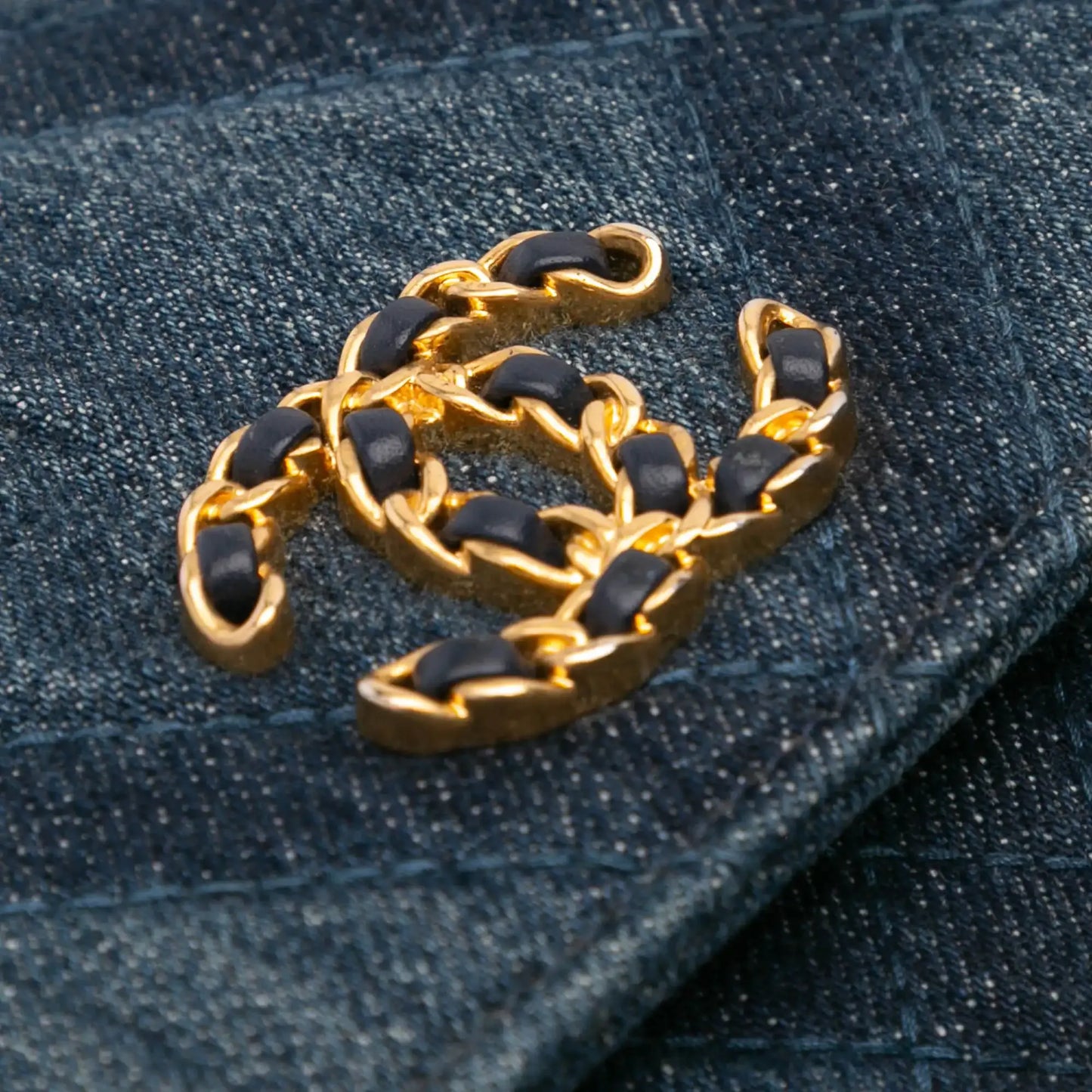 Chanel Denim 19 Flap Wallet On Chain