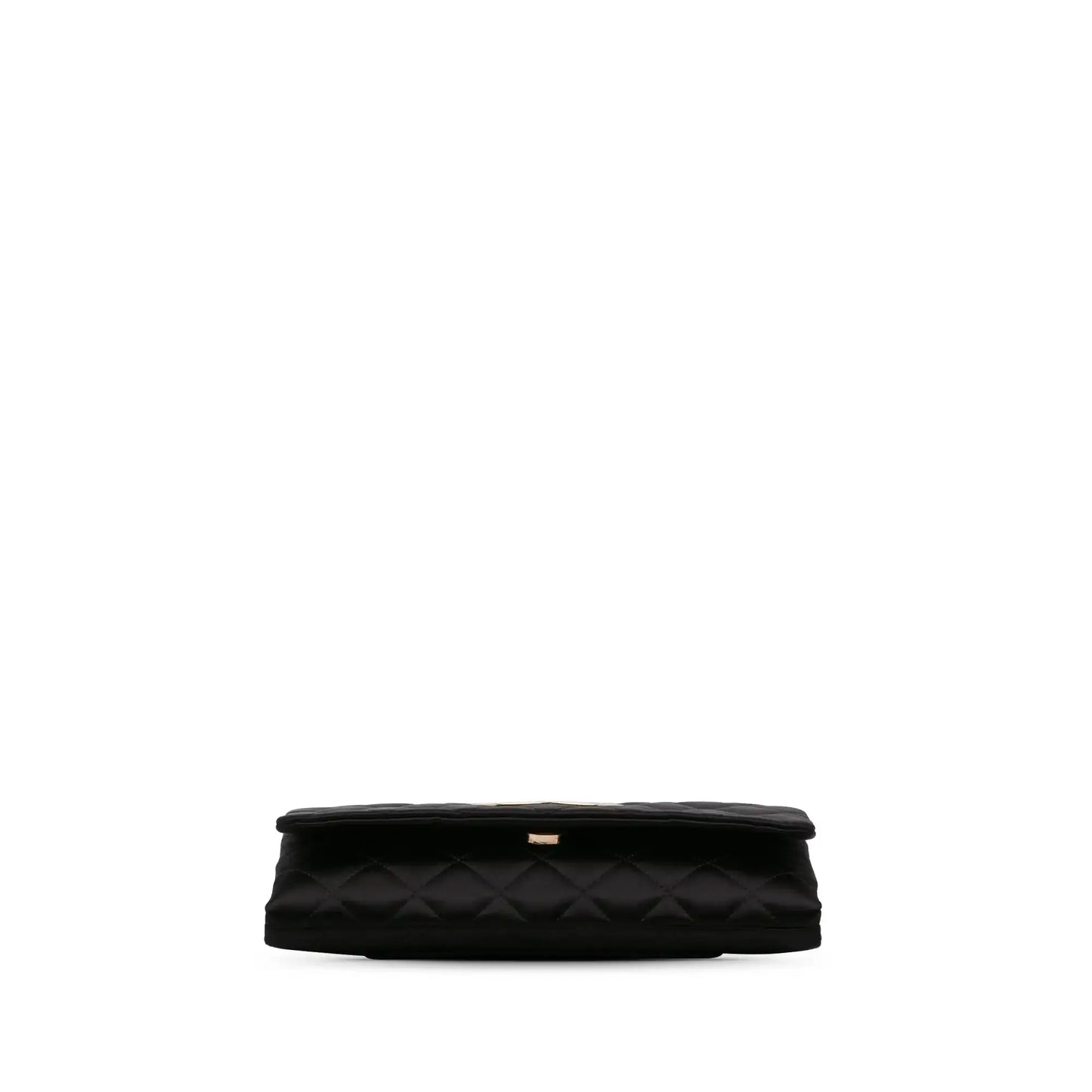 Chanel CC Quilted Satin Butterfly Chain Clutch