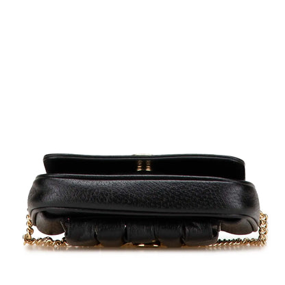 Gucci Mini Leather Double G Crossbody