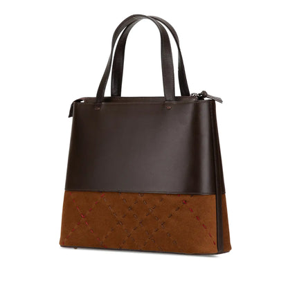 Burberry Leather and Suede Stitch Tote