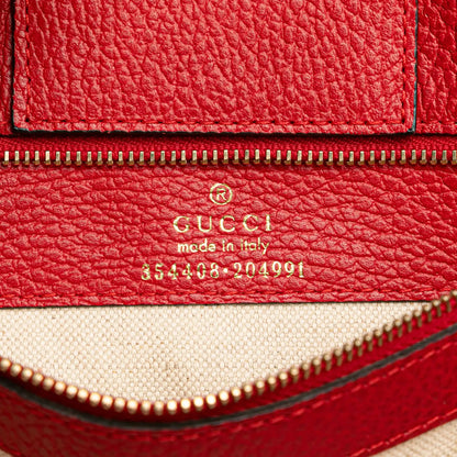 Gucci Medium Leather Swing Tote