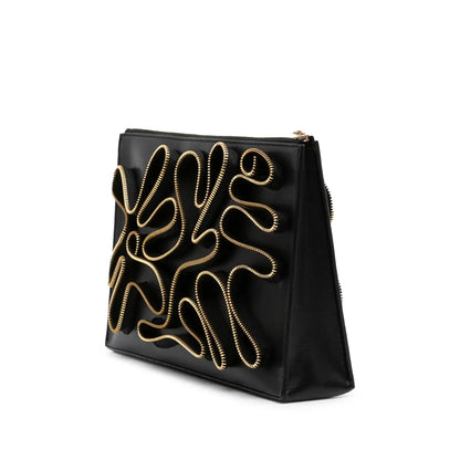 Stella McCartney Faux Nappa Cavendish Zipper Clutch