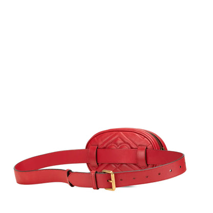 Gucci GG Marmont Matelasse Leather Belt Bag