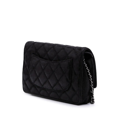Chanel Sequined Goatskin CC Crystal Wallet On Chain