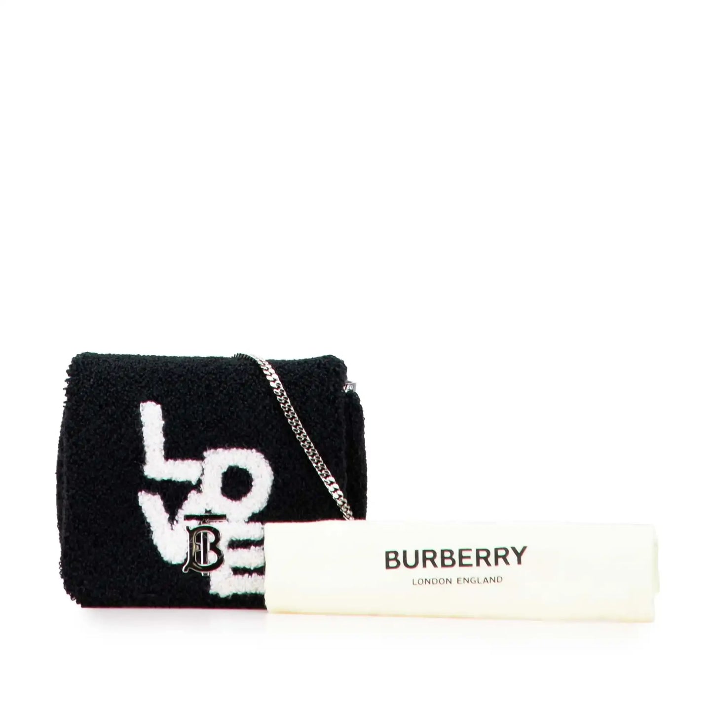 Burberry Mini Terry Cloth Lola Love Crossbody