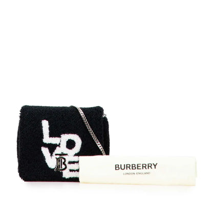 Burberry Mini Terry Cloth Lola Love Crossbody