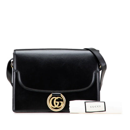 Gucci Medium Textured Calfskin GG Torchon Ring Crossbody