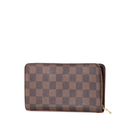 Louis Vuitton Damier Ebene Porte Monnaie Zippy Long Wallet