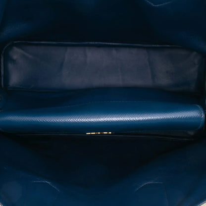 Prada Large Canapa and Saffiano Double Satchel