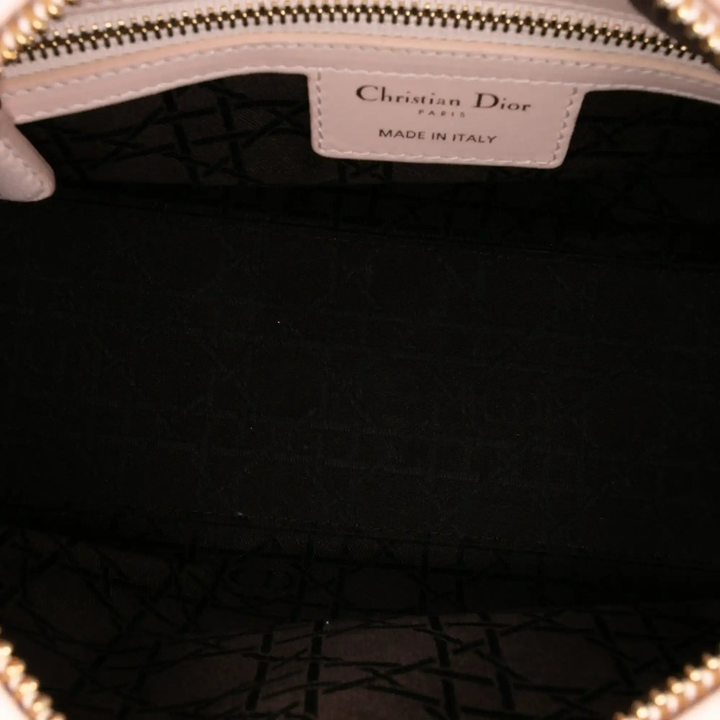 Dior Mini Medium Lambskin Cannage Lady