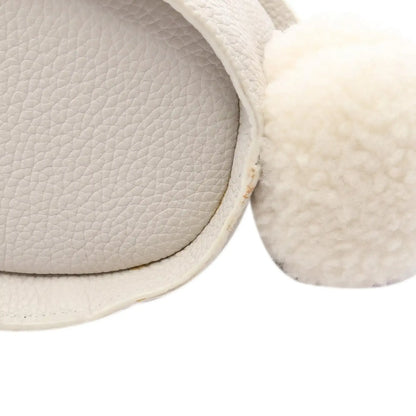 Loewe Mini Calfskin Shearling Bunny Crossbody