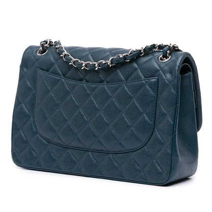 Chanel Jumbo Classic Iridescent Caviar Double Flap