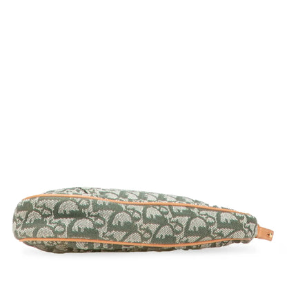 Dior Mini Diorissimo Canvas Saddle Pochette