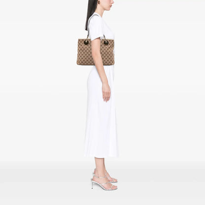 Gucci Medium GG Canvas Eclipse Tote