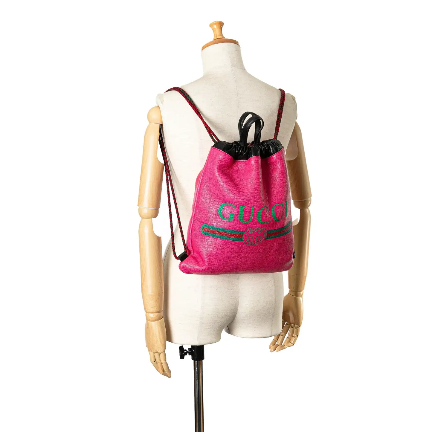 Gucci Logo Drawstring Backpack